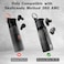 Pozcis For Skullcandy Method 360 Anc Case Cover, Soft Silicone Protective Earbuds Case, Only Compatible with Skullcandy Method 360 Anc with Cleaner Kit Accessories Set(Brown)