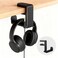 Galiejar Universal Headphone Hook &amp; Headset Holder, Black