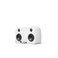 Kanto Uki 100 W Active Desktop Computer Speakers with Bluetooth and USB-C Intelligent Sub Integration Headphone Out Pair Chalk