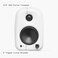 Kanto Uki 100 W Active Desktop Computer Speakers with Bluetooth and USB-C Intelligent Sub Integration Headphone Out Pair Chalk