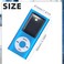 Flylin MP3 Player, Portable Multifunctional MP3 Digital Music Player, Blue