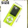 Flylin MP3 Player, Portable Multifunctional MP3 Digital Music Player, Green