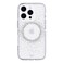 Tech21 Evo Sparkle Case for Iphone 16 Pro, Magsafe Compatible, Clear/Silver