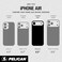 Pelican Protector Iphone Air Case - Rugged Magsafe Phone Case - Black