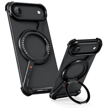 Oatsbasf Minimalist Metal Phone Case for Iphone Air Case Black