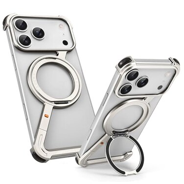 Oatsbasf Minimalist Metal Phone Case for Iphone 17 Pro Max Case
