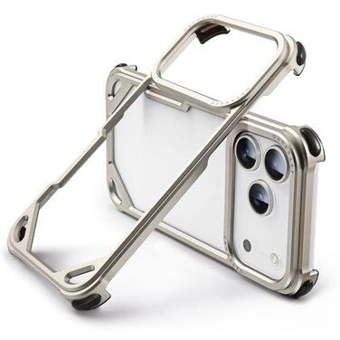 Oatsbasf Metal Bumper Case for Iphone 17 Pro Aluminum Frame Slim Fit