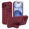 Ook Wrist Strap Case for Iphone 17 Pro Max, Wine Red Bow