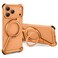 Oatsbasf For Iphone 17 Pro Max Frameless Phone Case 360 &deg; Rotation Kickstand