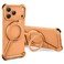 Oatsbasf For Iphone 17 Pro Max Frameless Phone Case 360 &deg; Rotation Kickstand