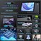 Hasskya Computer Tablets Clearance with Keyboard, 24GB RAM + 128GB ROM Gray