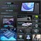 Hasskya Computer Tablets Clearance with Keyboard, 24GB RAM + 128GB ROM Gray