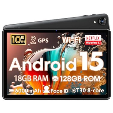 Hasskya Tablette Android Tablet, 10 Inch, Black