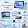 Hasskya Android Tablet 10 Inch, Computer Tablets Gemini AI for Adults, Blue
