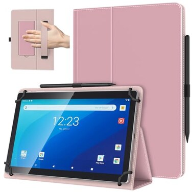 TiMOVO Universal Case for 10.1 Inch Android Tablet, Light Pink
