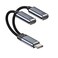 Amake USB C Splitter,2-in-1 USB C Headset and Charger Adapter
