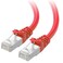 Cable Matters 10Gbps Snagless Shielded Cat 6A Ethernet Cable, 25FT, Red