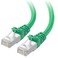 Cable Matters 10Gbps Snagless Shielded Cat 6A Ethernet Cable, 1FT, Green