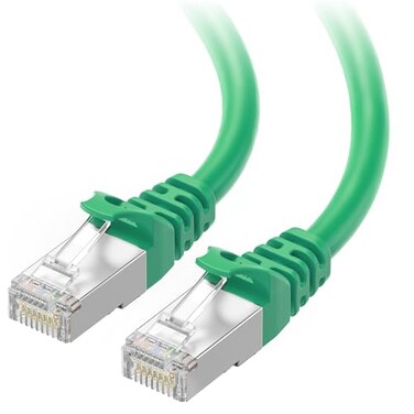 Cable Matters 10Gbps Snagless Shielded Cat 6A Ethernet Cable, 20FT, Green