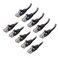 Cable Matters 10Gbps 10-Pack Snagless Cat 6 Ethernet Cable, 8FT, Black