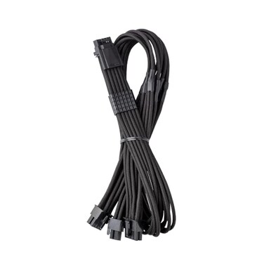 CableMod Pro Modflex Sleeved 12V-2X6 Pcie Cable for Evga (Black, 3 X 8P)