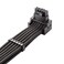 CableMod Pro Modflex Universal 12V-2X6 Pcie Cable (Black, 16P to 16P, 90 &deg;a)