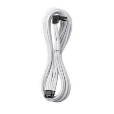 CableMod Pro Modmesh Universal 12V-2X6 Pcie Cable (White, 16P to 16P, 90 &deg;b)
