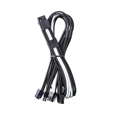 CableMod Pro Modflex 12V-2X6 Pcie Cable for Asus/Seasonic (Blk + Wht, 4X8P)