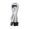 CableMod Pro Modflex Sleeved 12V-2X6 Pcie Extension (White, 3 X 8P, 90 &deg; B)