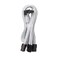 CableMod Pro Modflex Sleeved 12V-2X6 Pcie Extension (White, 3 X 8P, 90 &deg; B)