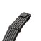 CableMod Pro Modmesh Universal 12V-2X6 Pcie Cable (Carbon, 16P-16P, 90 &deg;b)