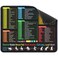 Yuhijoy Excel Cheat Sheet Desk Pad - Mouse Pad - Excel Cheat Sheet Desk Mat, Non-Slip Base Mousepad Suitable for Office, Computer Games, Desk Mat and More (11.8" X 9.84")