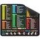 Yuhijoy Excel Cheat Sheet Desk Pad - Mouse Pad - Excel Cheat Sheet Desk Mat, Non-Slip Base Mousepad Suitable for Office, Computer Games, Desk Mat and More (11.8" X 9.84")