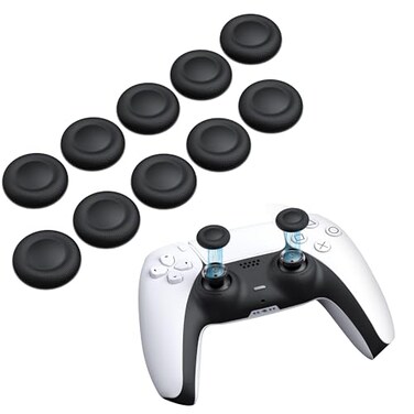Newdery Joystick Replacement Grip Caps for PS5/PS4 Controller