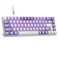 MageGee Portable 60% Mechanical Gaming Keyboard, Mk-Box LED White Backlit Compact 68 Keys Mini Wired Office Keyboard with Red Switch for Windows Laptop PC Mac - Violets