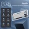 iLovBee B75 Wireless Mechanical Keyboard with Knob, Linear Switch, White