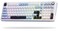 iLovBee B98 Wireless Mechanical Keyboard with Knob, Linear Switch, White