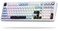 iLovBee B98 Wireless Mechanical Keyboard with Knob, Linear Switch, White