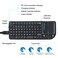 Beastron Rii 2.4G Mini Wireless Keyboard with Touchpad Mouse, Lightweight Portable Controller with USB Receiver Remote Control for Windows/Mac/Android/PC/Tablets/TV/Xbox/ PS3. X1-Black