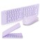 Guiheng Foldable Mini Rechargeable Bluetooth Keyboard and Mouse Combo, 2.4G Wireless and Bluetooth, (Sync up to 3 Devices), Ultra-Slim Travel Folding Keyboard for Iphone Ipad Mac Android Windows
