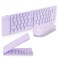 Guiheng Foldable Mini Rechargeable Bluetooth Keyboard and Mouse Combo, 2.4G Wireless and Bluetooth, (Sync up to 3 Devices), Ultra-Slim Travel Folding Keyboard for Iphone Ipad Mac Android Windows