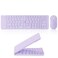 Guiheng Foldable Mini Rechargeable Bluetooth Keyboard and Mouse Combo, 2.4G Wireless and Bluetooth, (Sync up to 3 Devices), Ultra-Slim Travel Folding Keyboard for Iphone Ipad Mac Android Windows