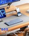Samsers Full-Size Foldable Bluetooth Keyboard for Laptop Phone Tablet -Blue