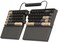 Rk royal kludge S70 Ergonomic Split Keyboard, Linear Creamy Switch Black