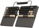 Rk royal kludge S70 Ergonomic Split Keyboard, Linear Creamy Switch Black