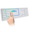 Clevetura Clvx 1 Mac Wireless Keyboard with Trackpad Full Size Bluetooth