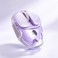 Mikiby Q9 Wireless Computer Mouse, 2.4G/BT Silent Mouse,4800 Dpi(Purple)