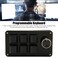 Ejoyous 6 Key Keypad, USB Programmable Macro Keyboard One Handed Mini Mechanical Gaming Keyboard with Knob for PC Computer Game Office