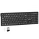 Tecknet Wireless Keyboards Full Size, 2.4G USB and Bluetooth Multi Device