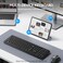 Tecknet Wireless Keyboards Full Size, 2.4G USB and Bluetooth Multi Device